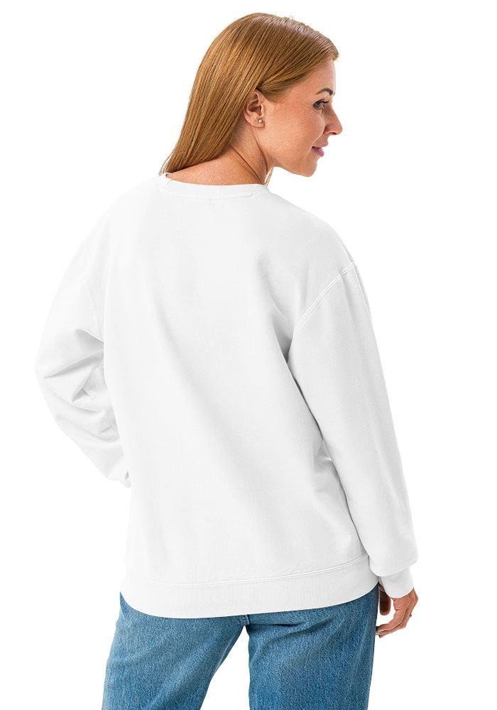 Unisex Garment-Dyed Lightweight Fleece Crewneck Sweatshirt I Comfort Colors 1466 main 3