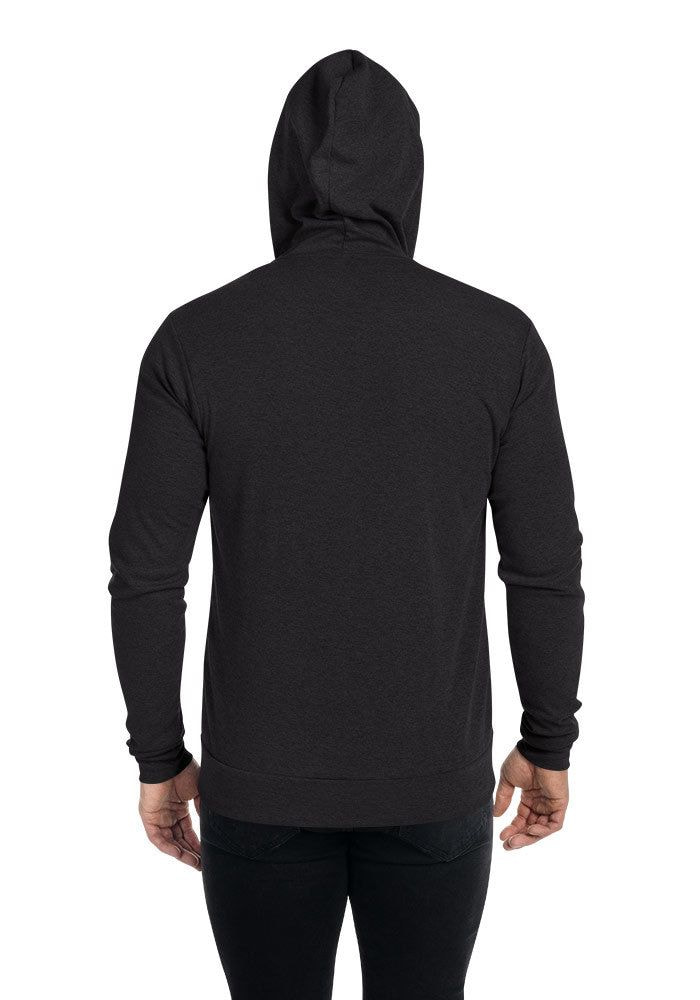 SCR SPORTSWEAR Men's Hoodie Full-Zip up Lightweight Slim Fit