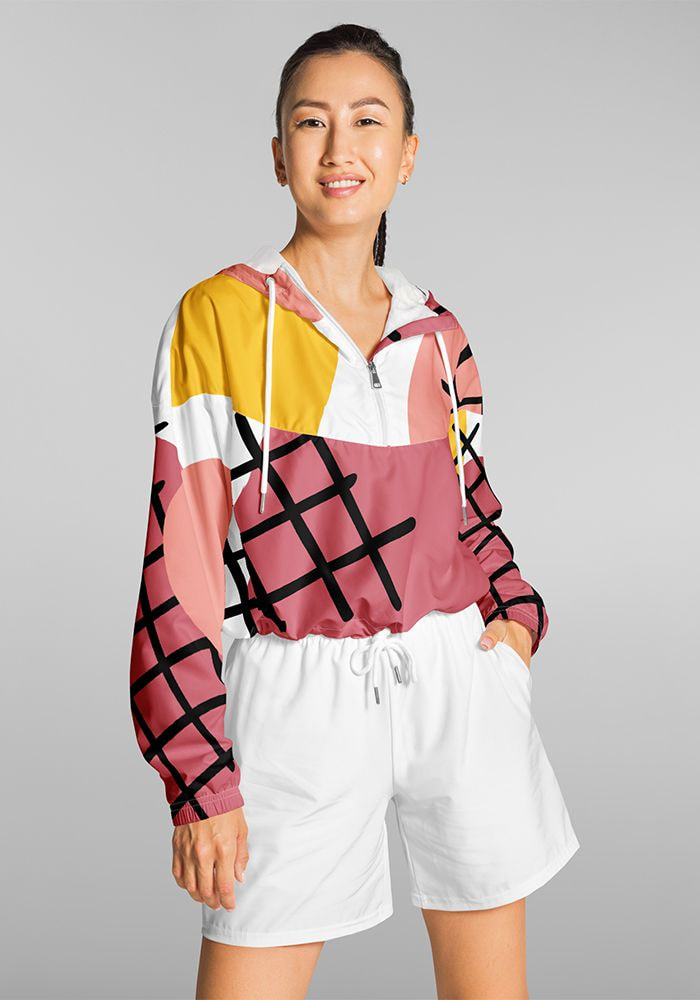 [Discovery] Presivent Women's Cropped Windbreaker /追跡付 Women's Windbreakers | Discovery-Expedition