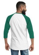 Unisex 3/4 Sleeve Raglan Shirt | Tultex 245 thumbnail 3
