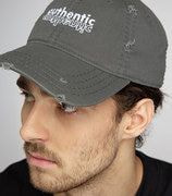 LV Distressed Dad Hat - White - Designed Treasures