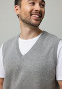 Unisex Knitted V-Neck Vest thumbnail 2
