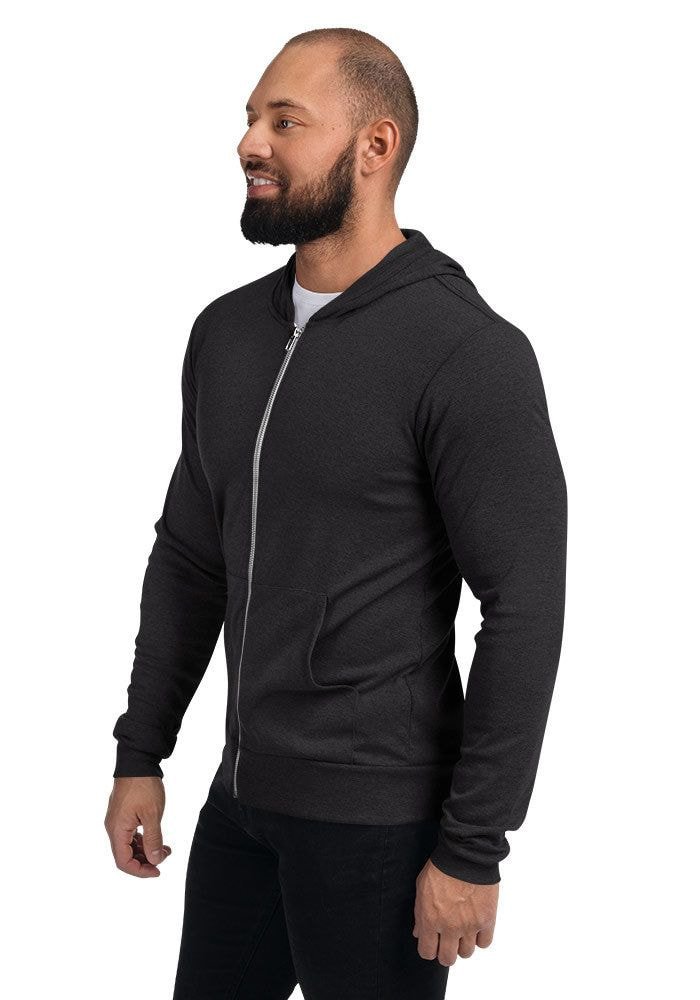 Hoodies for Men Zip Up, Men's Lightweight Hoodie Full Zip, Drawstring Slim  Long Sleeve Comfortable Hooded Sweatshirt