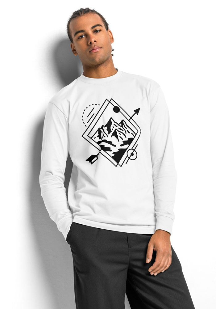 Men's Heavyweight Long Sleeve T-Shirt | Cotton Heritage MC1186 main 1