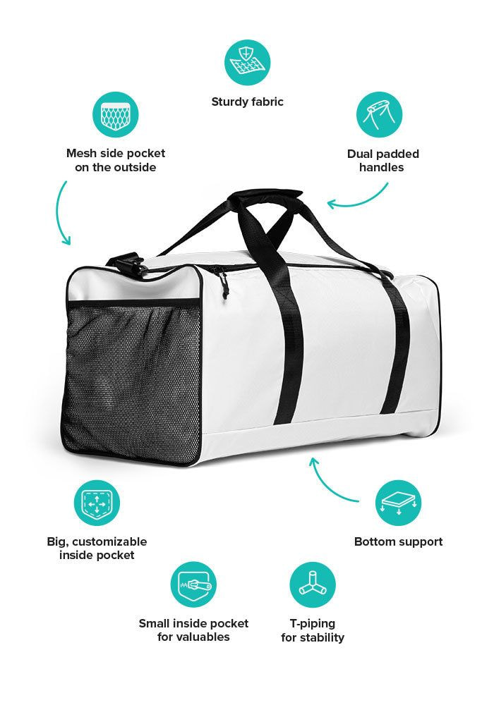 Small holdall deals gym bag