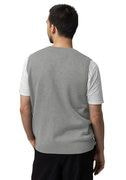 Unisex Knitted V-Neck Vest thumbnail 3