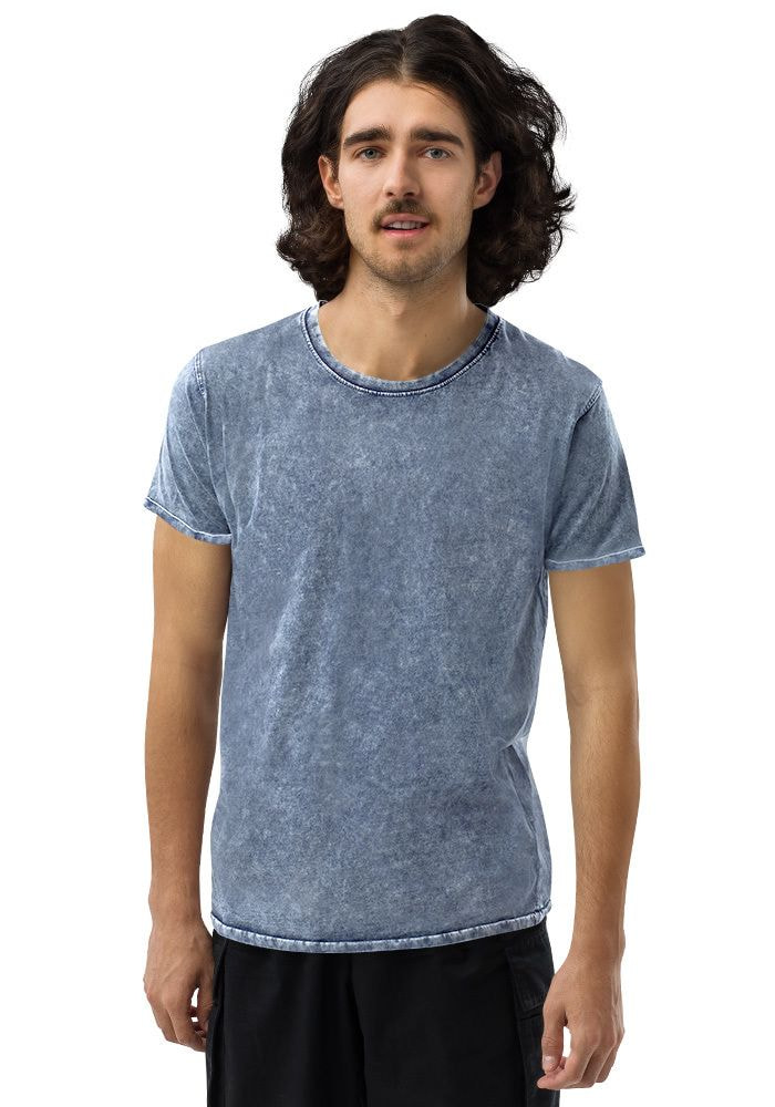 [KODAK] Denim washing short-sleeved T-shirt /追跡付 Seagull and Kamon Print Multi-Pocket Relax Fit Denim Shorts