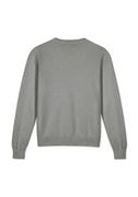 Unisex Knitted V Neck Classic Fit Sweater thumbnail 2