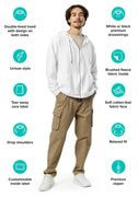 All-Over Print Recycled Unisex Zip Hoodie thumbnail 5