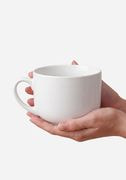 White Ceramic Latte Mug, 25oz thumbnail 1