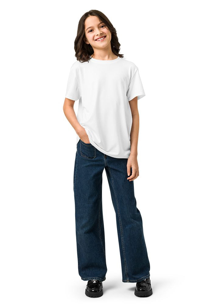 All-Over Print Youth Cotton Crew Neck T-shirt main 3