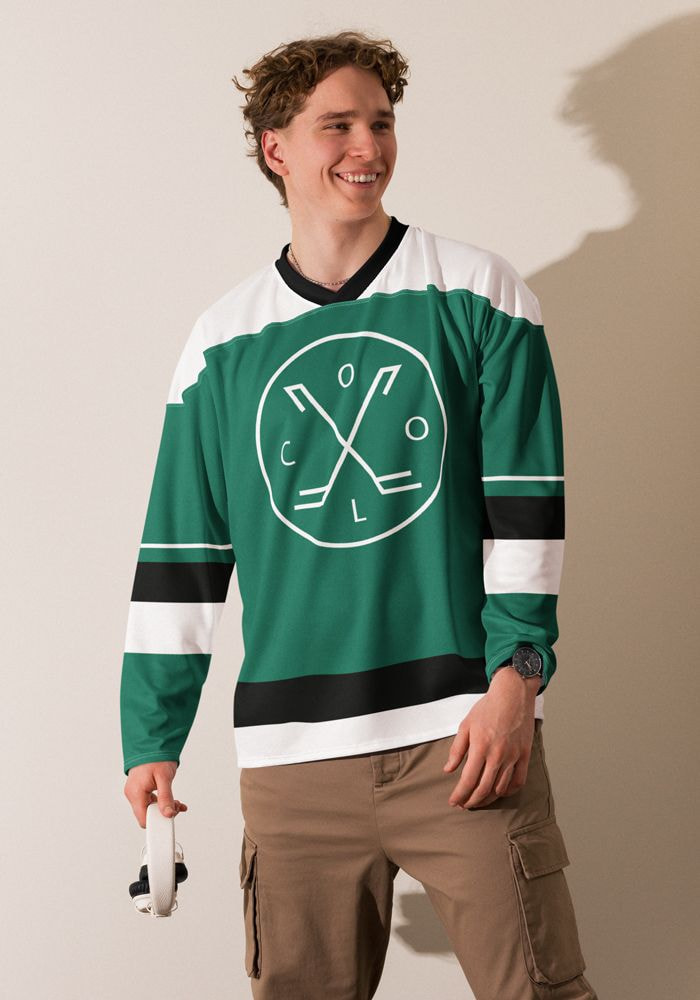 All Over Print Recycled Hockey Fan Jersey Printful