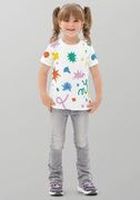 All-Over Print Kids Cotton Crew Neck T-Shirt thumbnail 1
