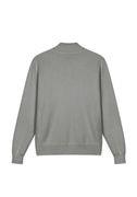Unisex Knitted Quarter Zip Sweater thumbnail 2
