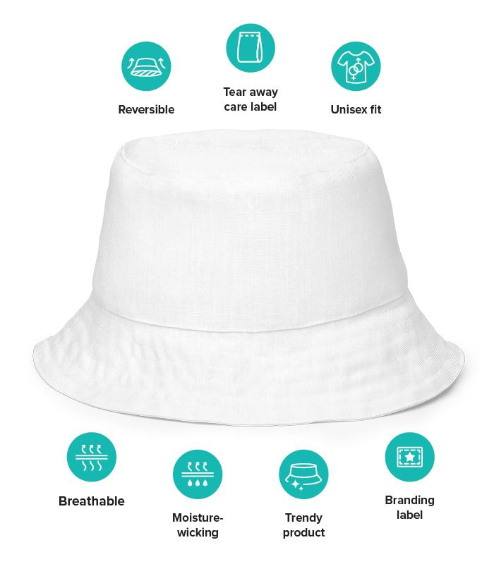 Bucket store hat print