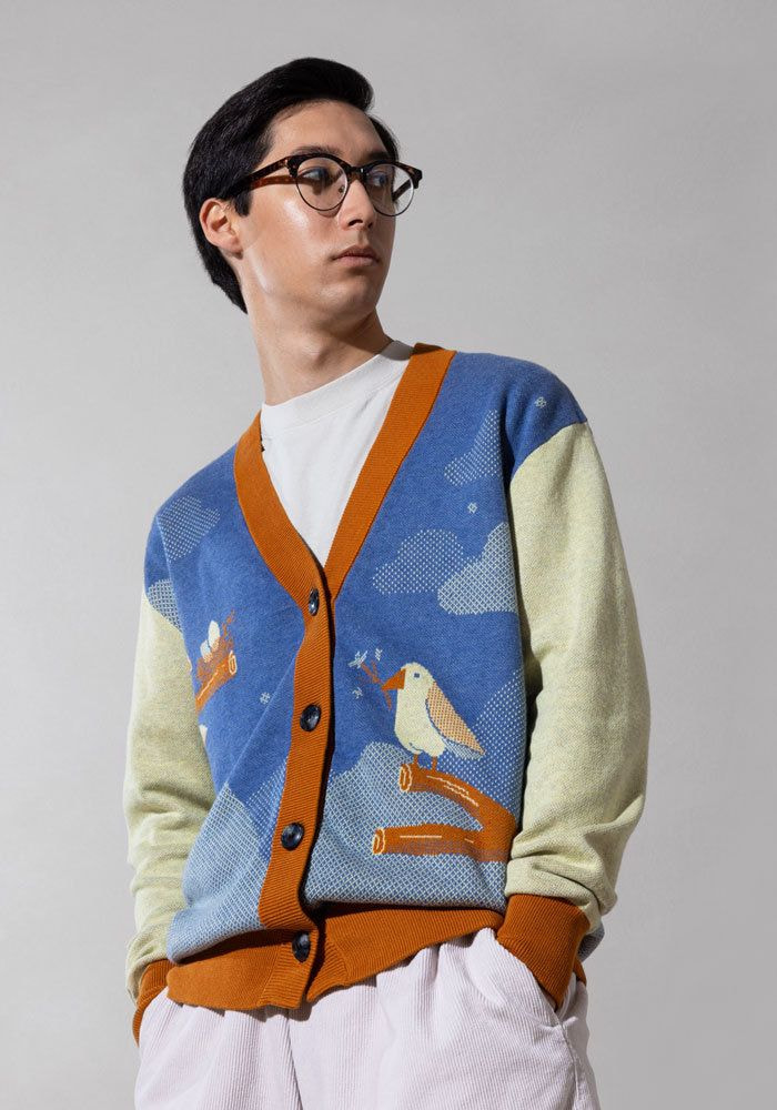 Unisex Knitted Cardigan main 5