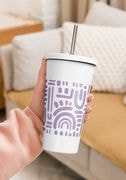Insulated Tumbler with a Straw thumbnail 4