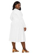 All-Over Print Long Sleeve Midi Dress thumbnail 4