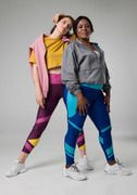 All-Over Print Recycled Crossover Leggings with Pockets thumbnail 1