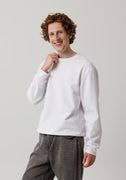 All-Over Print Oversized Cotton Sweatshirt thumbnail 3