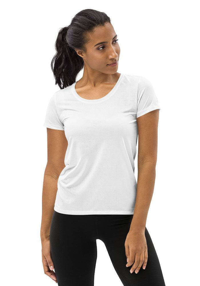 Ladies Polyester Sports Tshirt –