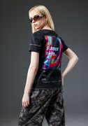 All-Over Print Women’s Cotton Crew Neck T-Shirt thumbnail 1