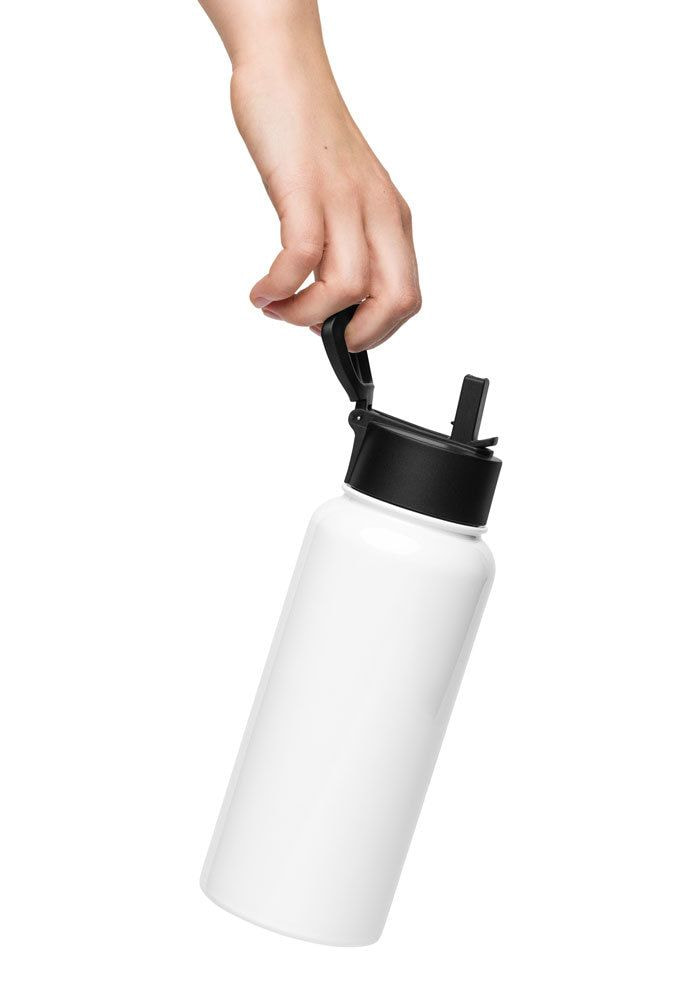 Stainless Steel Water Bottle with a Straw Lid main 5