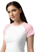 Women's Micro Rib Raglan Baby Tee | Bella + Canvas 1201 thumbnail 4