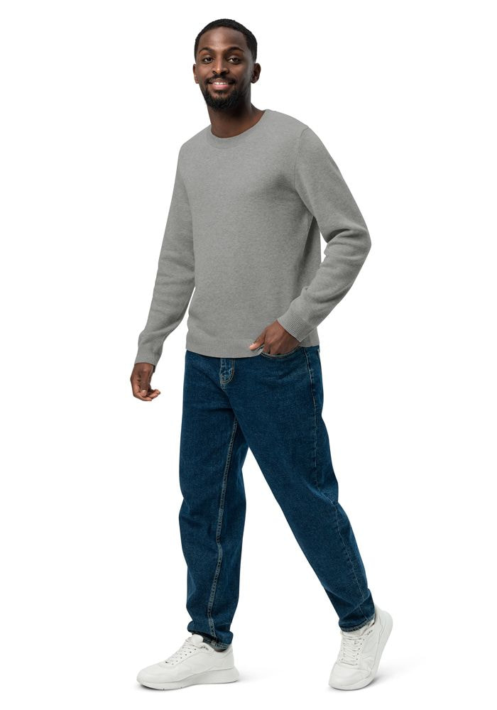 Unisex Classic Fit Knitted Crew neck Sweater main 5