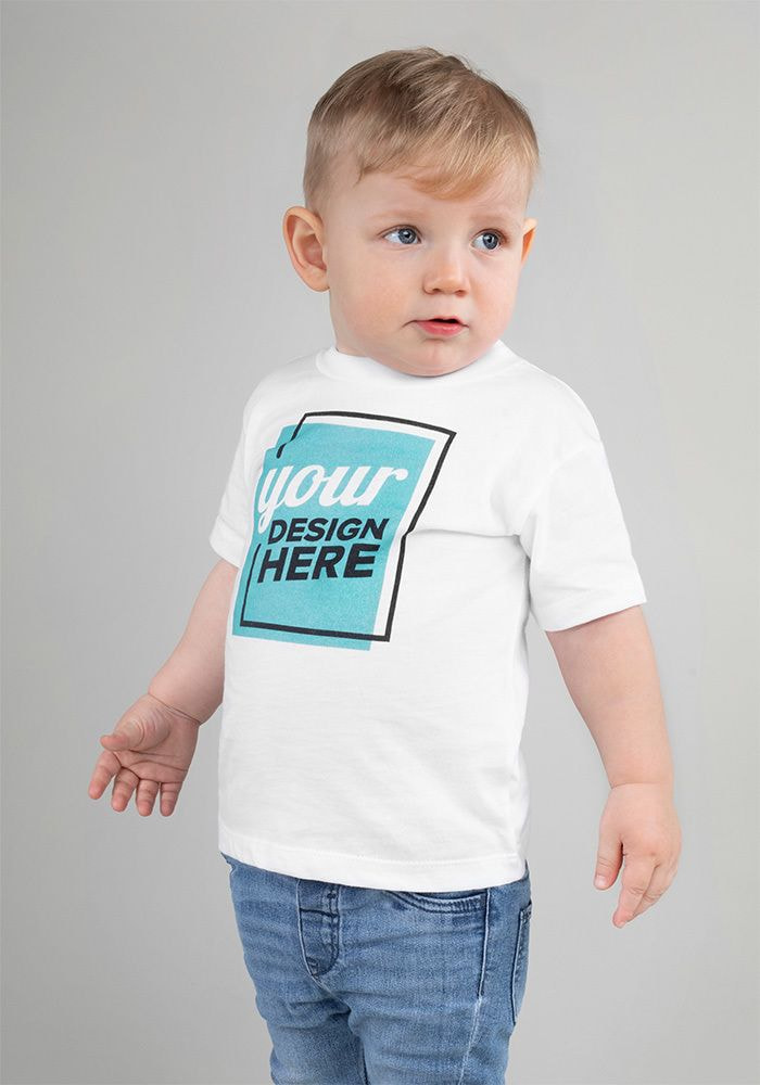 Toddler T-Shirts - White - 100% Polyester