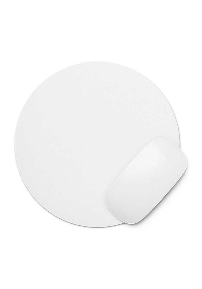 Mousepad Rotondo Multicolor 'Pianta E Modello' - 23x23 Cm, Antiscivolo, Lavabile - Regalo Originale Per Geek E Giocatori