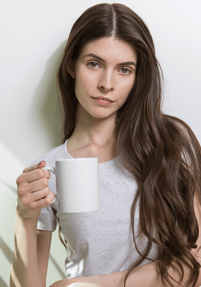 White Glossy Mug main 3