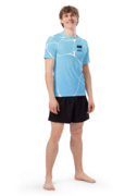 All-Over Print Men's Recycled Short Sleeve Rash Guard thumbnail 1