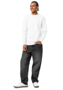 Men's Heavyweight Long Sleeve T-Shirt | Cotton Heritage MC1186 thumbnail 2