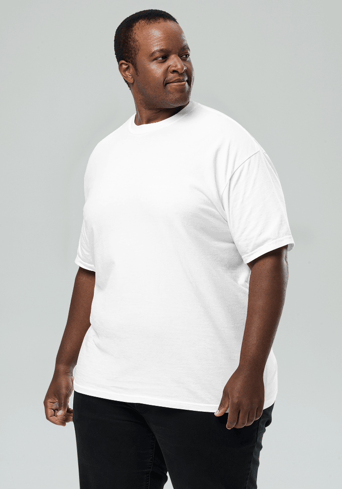 Custom Drop Shoulder Plus Size T-shirt Oversized Blank Mens Cotton