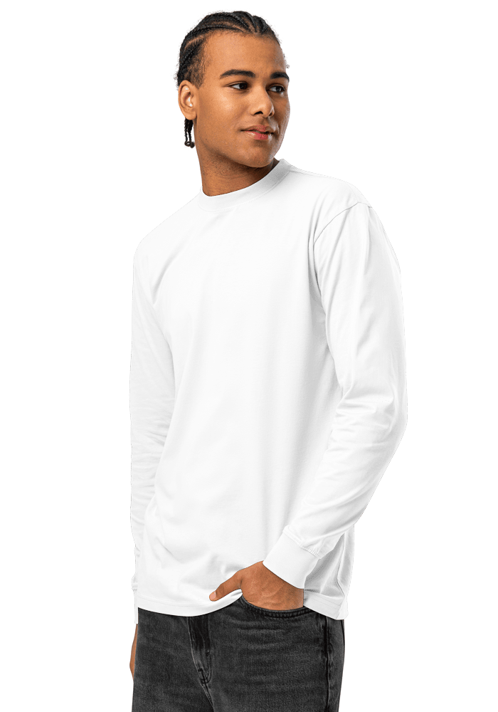 Men's Heavyweight Long Sleeve T-Shirt | Cotton Heritage MC1186 main 3