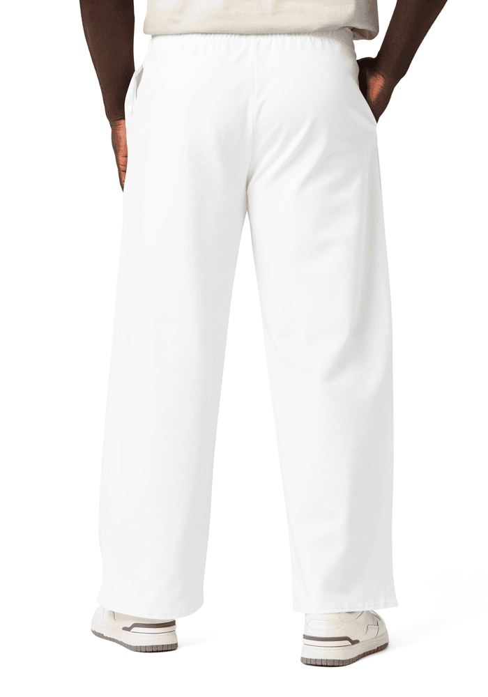 All-Over Print Unisex Cotton Wide-Leg Pants main 4