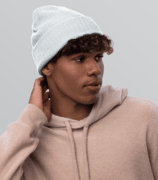 Ribbed Knit Beanie | Atlantis thumbnail 5