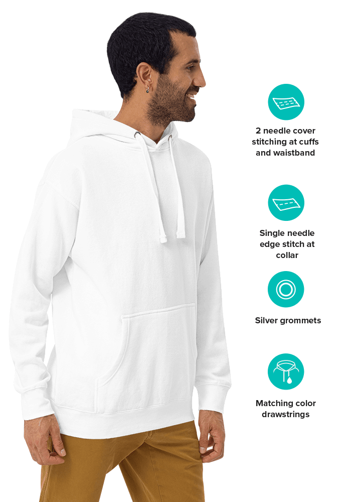 Gildan Premium Cotton Ring-Spun Fleece Hoodie - Charitees - Custom