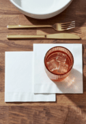 White Coined Napkins thumbnail 2