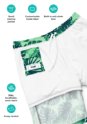 All-Over Print Recycled Swim Trunks thumbnail 3