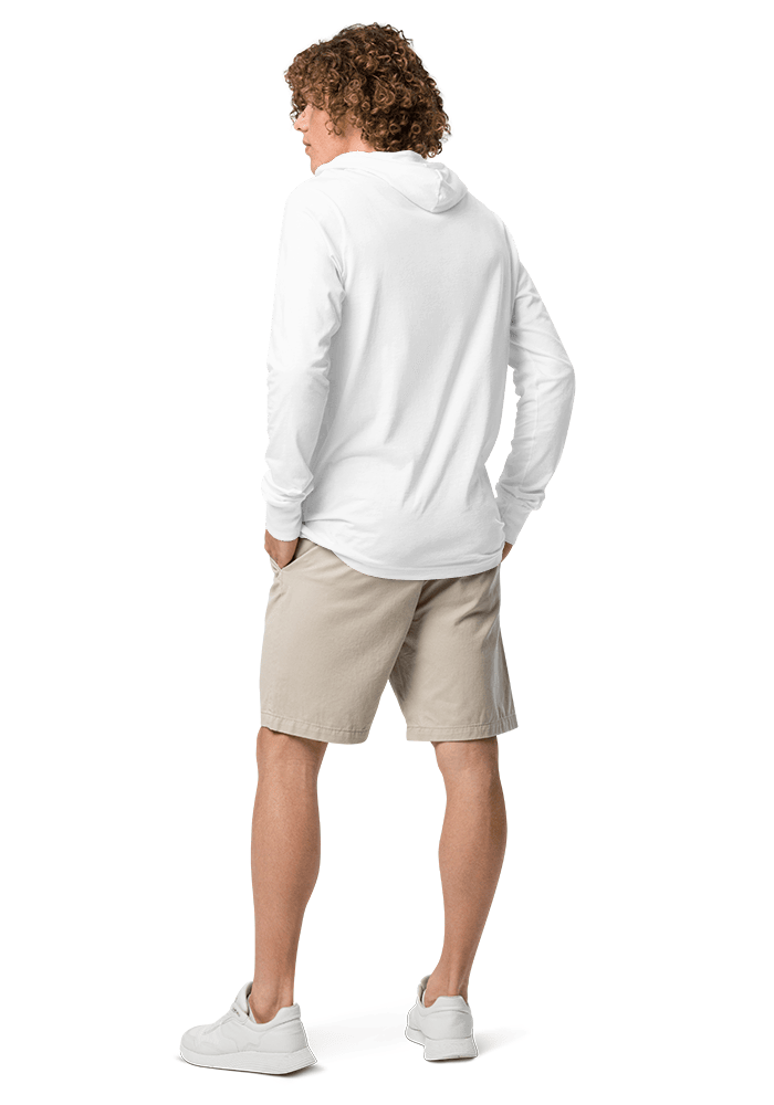 Unisex Hooded Long Sleeve Tee | Bella Canvas 3512 main 4