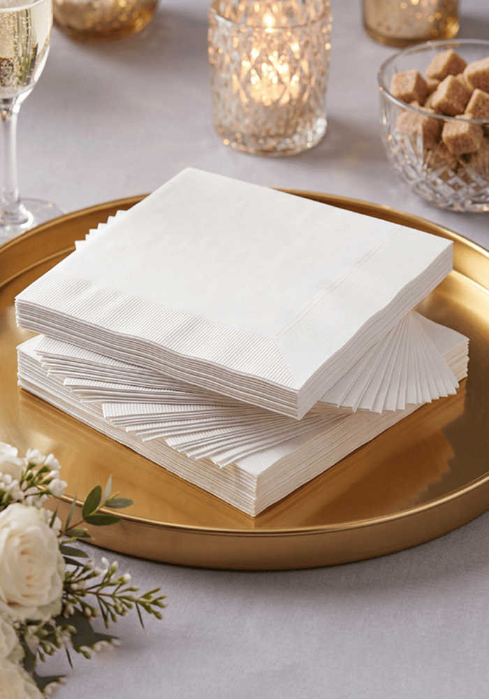 White Coined Napkins main 3