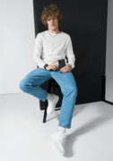 Unisex Long Sleeve Tee | Bella + Canvas 3501 thumbnail 4