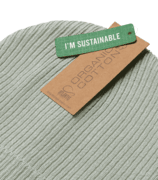 Organic Ribbed Beanie | Atlantis thumbnail 4