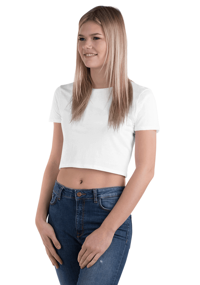 Women's Crop Tee - Bella + Canvas 6681