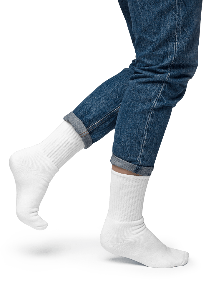 Embroidered Crew Socks | SOCCO SC200 main 3