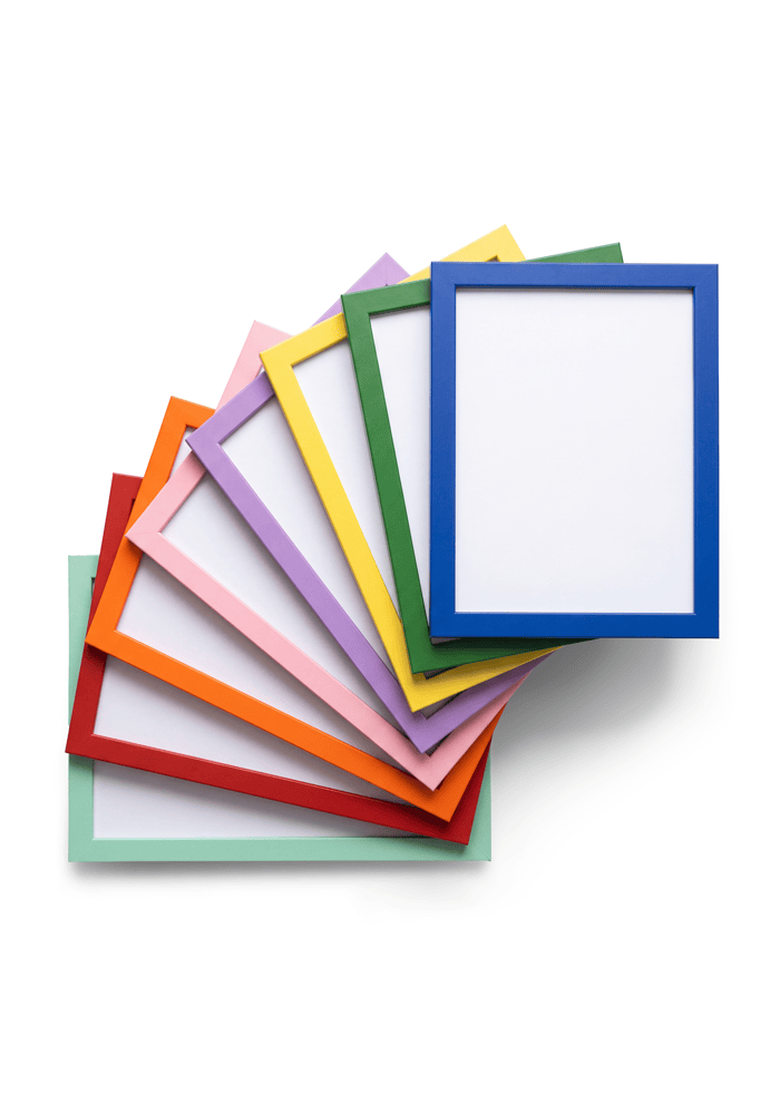 Matte Colored Frame Posters main 3