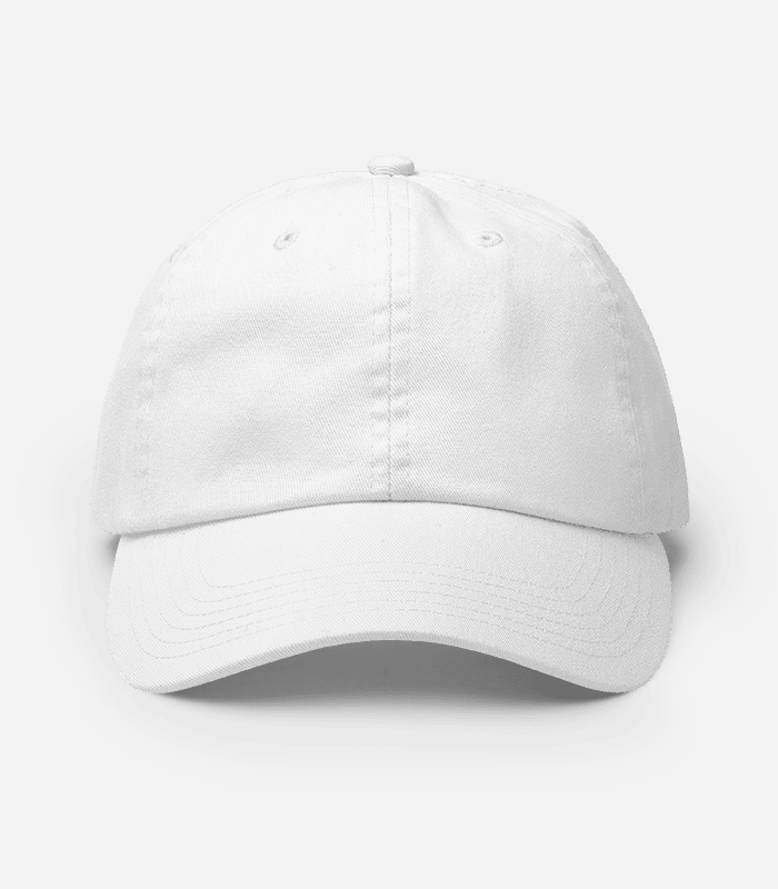 white champion dad hat