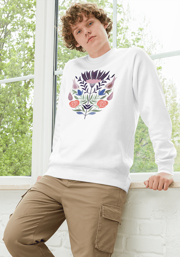 Unisex Raglan Sweatshirt | AS Colour 5100 main 4